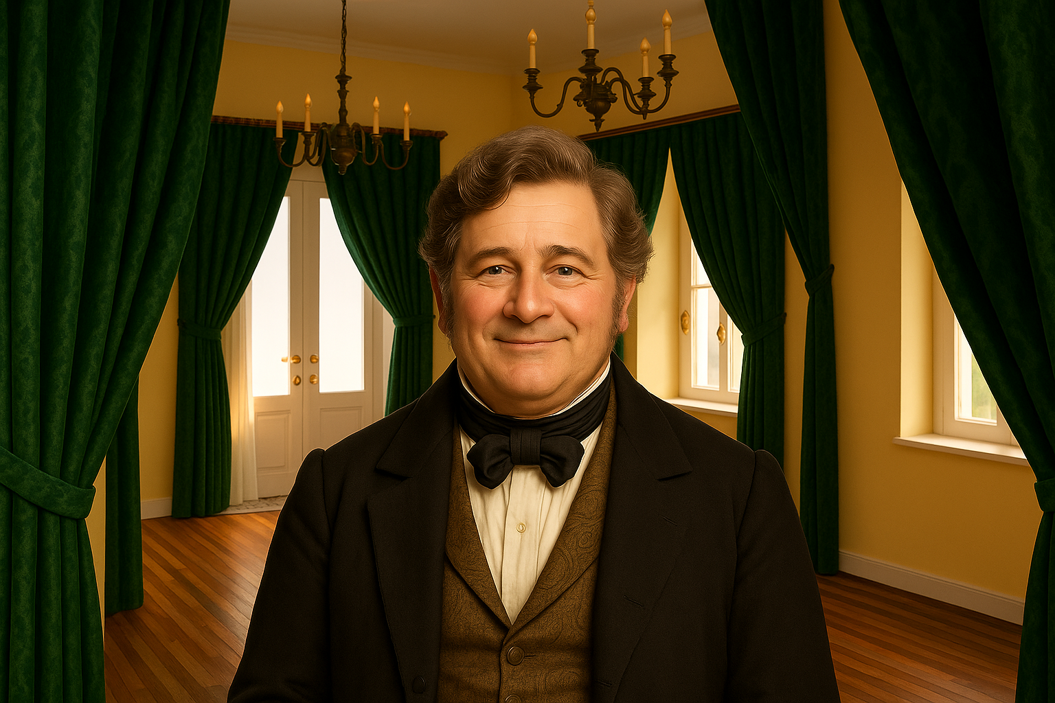 Retrato de Zé Maria, mordomo virtual do Museu do Imperador